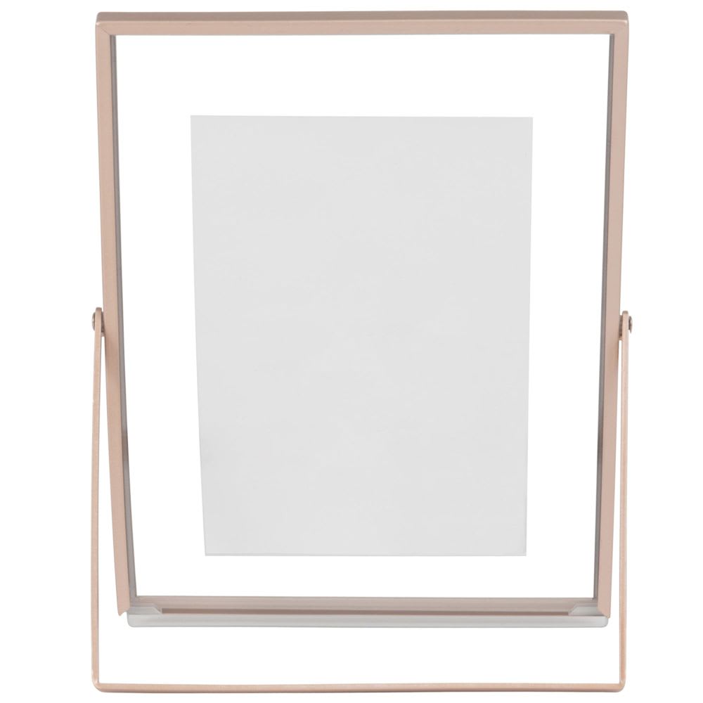 Rose Gold Metal Photo Frame 10x15 Pink Gold Maisons du Monde