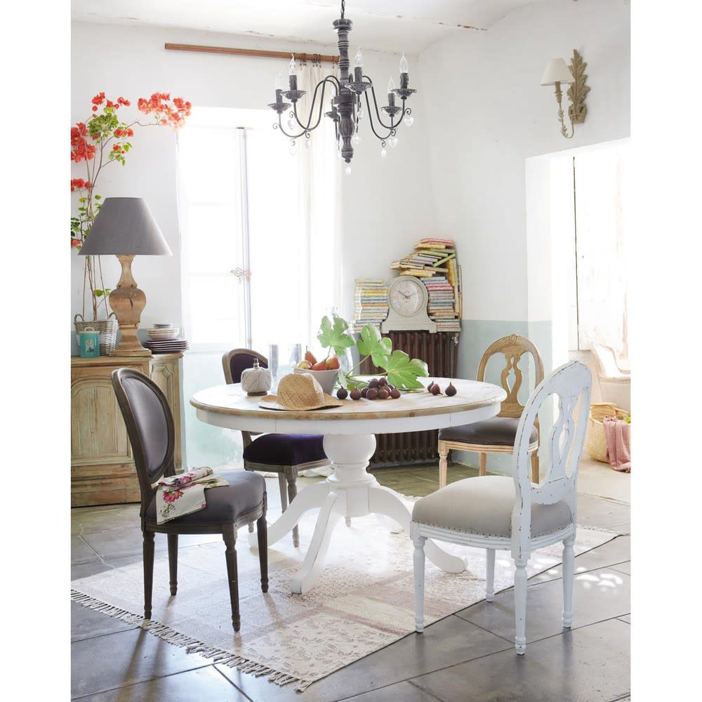 Runder Esstisch aus Birkenholz, D140 Provence | Maisons du Monde