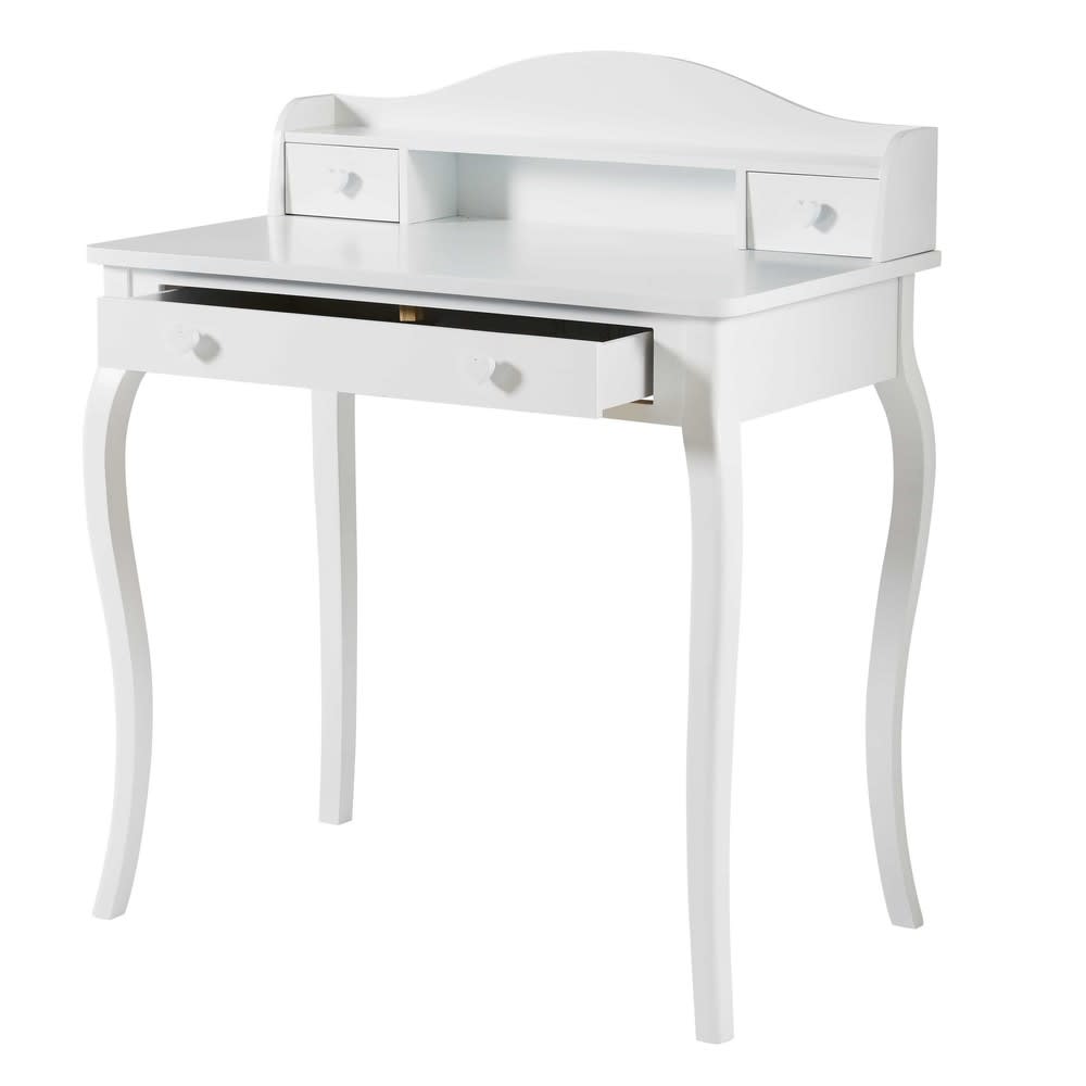 Silver 3Drawer Writing Desk Lilly Maisons du Monde