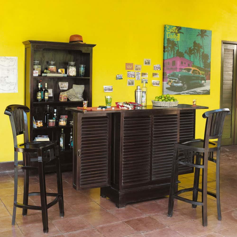 Solid mahogany bookcase W 98cm Cubana Maisons du Monde