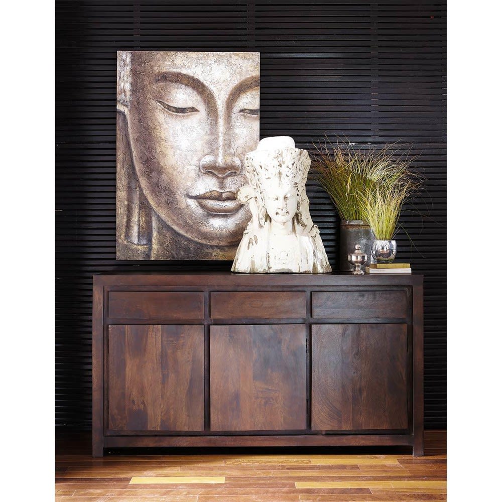 Solid Mango Wood Sideboard in Brown Bengali Maisons du Monde