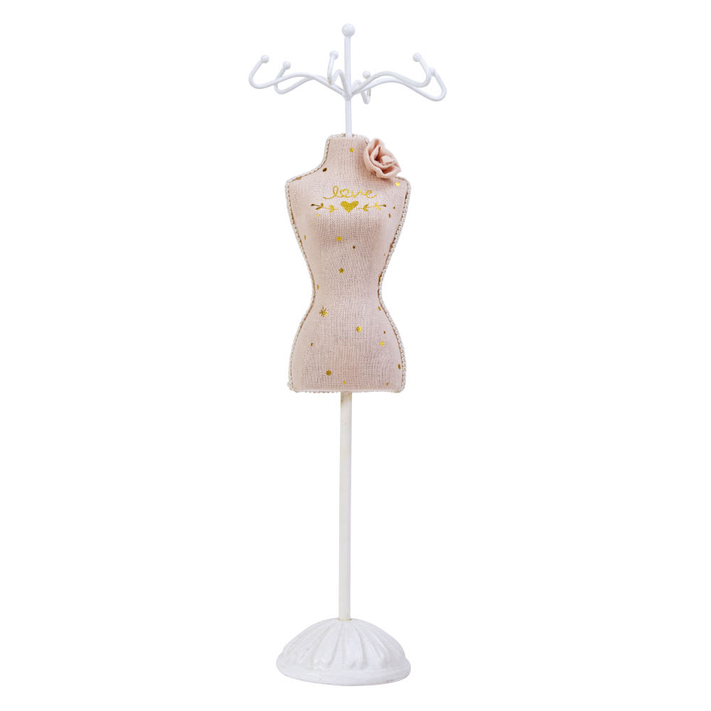 White Metal Mannequin Jewellery Stand Lilly Maisons du Monde