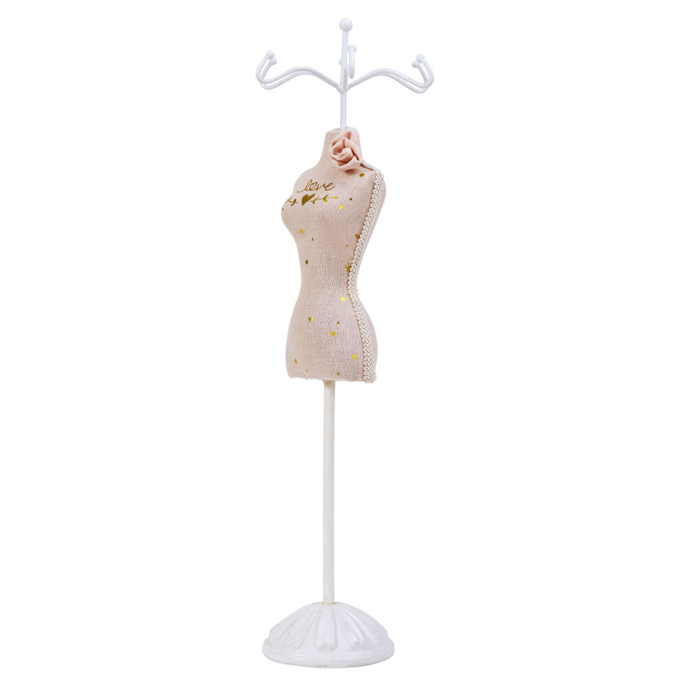 White Metal Mannequin Jewellery Stand Lilly Maisons du Monde
