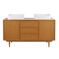 PORTOBELLO - 2-Door 3-Drawer Vintage Double Vanity Unit