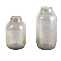 2 jarrones de cristal con efecto irisado Alt.51 2 jarrones de cristal con efecto irisado Alt.51