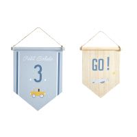 2 Printed Wall Hangings 2 Printed Wall Hangings