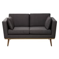 TIMEO - 2-Seater Vintage Sofa in Grey