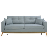 3-Sitzer-Schlafsofa im skandinavischen Stil, eisblau 3-Sitzer-Schlafsofa im skandinavischen Stil, eisblau