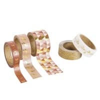 5 bedruckte Masking Tapes 5 bedruckte Masking Tapes