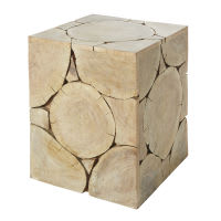Albizia Wood Side Table Albizia Wood Side Table