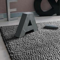 Alfombra de lana gris 140 x 200 cm INDUSTRY Alfombra de lana gris 140 x 200 cm INDUSTRY