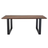 COMORES - Aluminium and Composite 6-Seater Garden Table W 200 cm