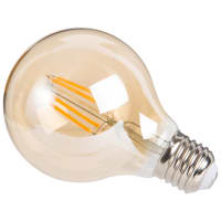 BUBBLUS - Amber Tinted Glass LED Filament Bulb