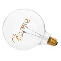 Ampoule LED message home en verre Ampoule LED message home en verre