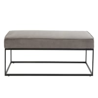 MONICA - Anthracite Grey 2-Seater Bench