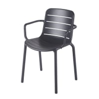 Anthracite Grey Professional-Quality Garden Armchair