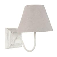Applique en bois blanc H 29 cm HORTENSE Applique en bois blanc H 29 cm HORTENSE