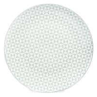 Assiette plate en porcelaine vert d'eau D 27 cm GÉOMÉTRIK Assiette plate en porcelaine vert d'eau D 27 cm GÉOMÉTRIK