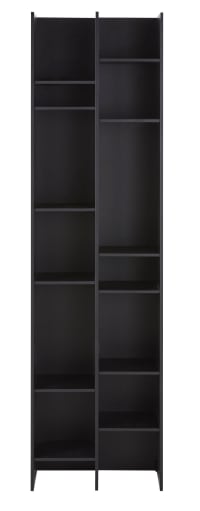 OSAKA - Asymmetrical black bookcase