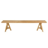 Banc de jardin en teck recyclé L200 Banc de jardin en teck recyclé L200