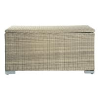 Baúl de resina trenzada L. 122 cm Baúl de resina trenzada L. 122 cm