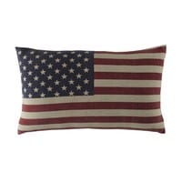 Baumwollkissen amerikanische Flagge 40 x 60 cm USA Baumwollkissen amerikanische Flagge 40 x 60 cm USA