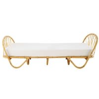 Bedbank 90x190 in rotan Bedbank 90x190 in rotan