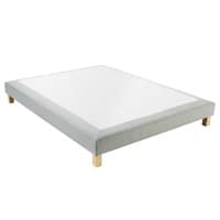Bedbodem met grijze stof 140x190cm Bedbodem met grijze stof 140x190cm