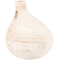 Beige drop vase H23cm