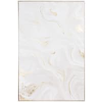VALIA - Beige en goudkleurige canvasdruk, houten lijst, 60 x 90 cm