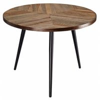 Beistelltisch aus Mangoholz und schwarzem Metall MELCHIOR Beistelltisch aus Mangoholz und schwarzem Metall MELCHIOR