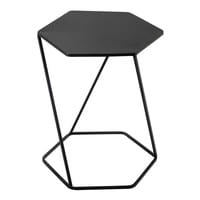 Beistelltisch CURTIS aus Metall, B 45 cm, schwarz Beistelltisch CURTIS aus Metall, B 45 cm, schwarz