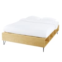 CODY - Bett mit Lattenrost und Schubkästen, 140x190
