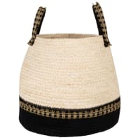 CHICISSIME - Black and white basket