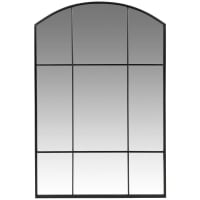 KASSEL - Black metal mirror 60x90cm