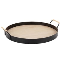 ALBINO - Black metal tray