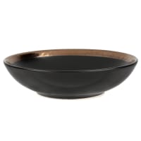 MARCO - Set of 6 - Black Stoneware Soup Plate