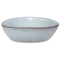 ONGAKU - Set of 6 - Blue-grey stoneware soup dish