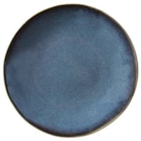 TOKYO - Set of 6 - Blue Stoneware Dessert Plate