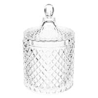 Bombonera de cristal H 18 cm ÉLÉONORE Bombonera de cristal H 18 cm ÉLÉONORE