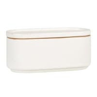Caixa em porcelana bege