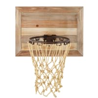 DETROIT - Canestro da basket a muro in legno di abete 56x68 cm