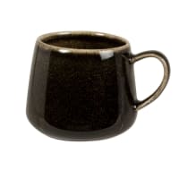 Set of 2 - Charcoal grey stoneware mug