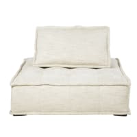 ELEMENTARY - Chauffeuse per divano componibile color sabbia
