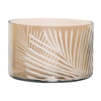 FLORINE - Clear and gold glass tealight