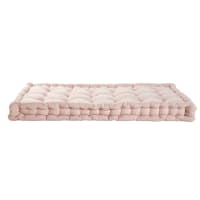 BLUSH - Colchão infantil de algodão acolchoado cor-de-rosa 60x120