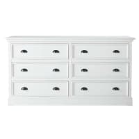 NEWPORT - Commode en pin blanc L 160 cm