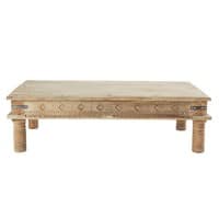Couchtisch im indischen Stil aus massivem Mangoholz Couchtisch im indischen Stil aus massivem Mangoholz