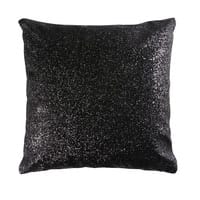 Coussin à paillettes noires 42x42 Coussin à paillettes noires 42x42