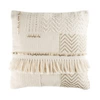 Coussin berbère écru et doré 50x50 Coussin berbère écru et doré 50x50